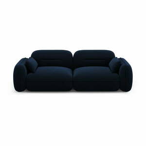 Ciemnoniebieska aksamitna sofa 230 cm Audrey – Interieurs 86 obraz