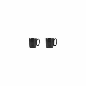 Czarne kamionkowe kubki na espresso zestaw 2 szt. 80 ml Fuori – Vialli Design obraz