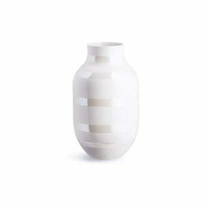 Biały kamionkowy wazon Kähler Design Omaggio, wys. 30, 5 cm obraz