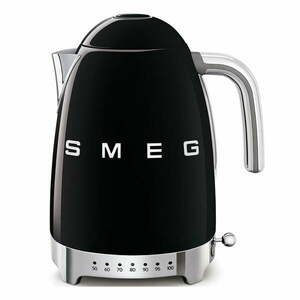 Czarny czajnik elektryczny ze stali nierdzewnej 1, 7 l Retro Style – SMEG obraz