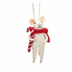 Tekstylna ozdoba świąteczna Mouse – Sass & Belle obraz