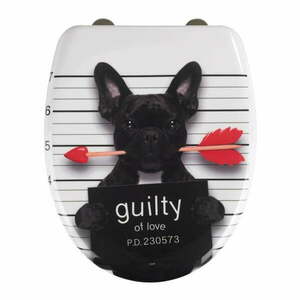 Deska sedesowa wolnoopadająca 37, 5 x 41, 5 cm Guilty Dog – Wenko obraz