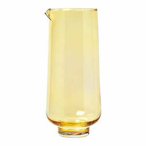Żółta szklana karafka na wodę Blomus Flow, 1, 1 l obraz