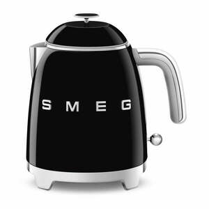 Czarny czajnik elektryczny ze stali nierdzewnej 800 ml Retro Style – SMEG obraz