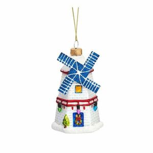 Szklana ozdoba świąteczna Windmill – Sass & Belle obraz