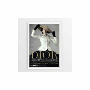 Plakat w ramce Piacenza Art Dior With Hat, 23x33 cm obraz