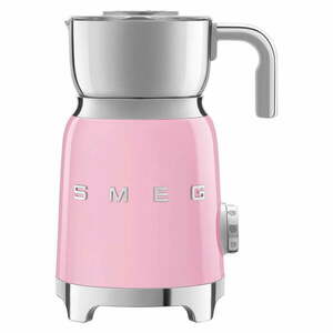 Różowy spieniacz do mleka Retro Style – SMEG obraz