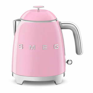 Różowy czajnik elektryczny ze stali nierdzewnej 800 ml Retro Style – SMEG obraz