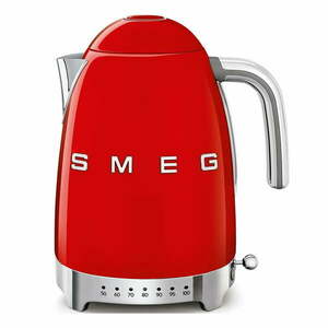 Czerwony czajnik elektryczny ze stali nierdzewnej 1, 7 l Retro Style – SMEG obraz