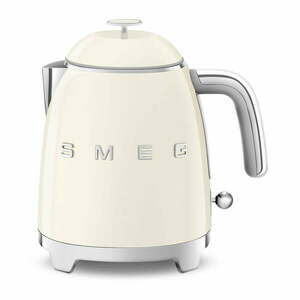 Kremowy czajnik elektryczny ze stali nierdzewnej 800 ml Retro Style – SMEG obraz