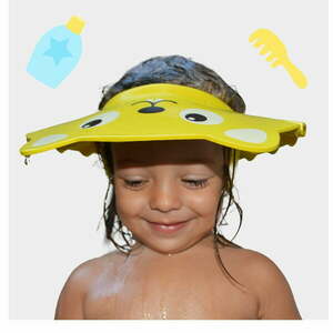 Żółty ochronny czepek prysznicowy – Rocket Baby obraz