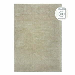 Beżowy dywan z włókien z recyklingu odpowiedni do prania 120x170 cm Fluffy – Flair Rugs obraz
