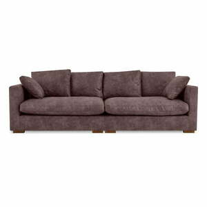 Ciemnobrązowa sofa 266 cm Comfy – Scandic obraz