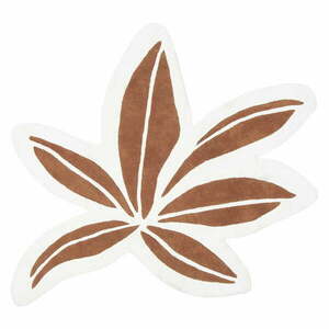 Brązowy dywan dziecięcy 140x120 cm Tropical Leaf – Lilipinso obraz