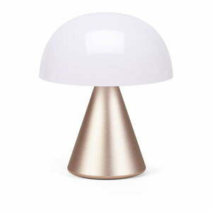 Biało-jasnoróżowa lampa stołowa LED (wysokość 11 cm) Mina M – Lexon obraz