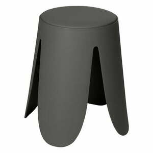 Antracytowy plastikowy stołek Comiso – Wenko obraz