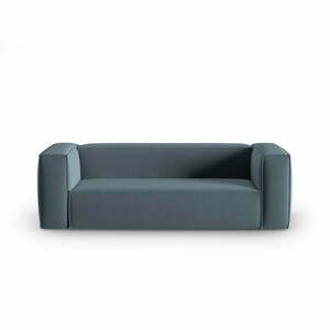 Niebieska aksamitna sofa 200 cm Mackay – Cosmopolitan Design obraz