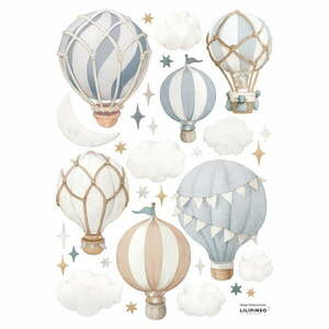 Naklejki dziecięce 30x42 cm Little Hotair Balloons – Lilipinso obraz