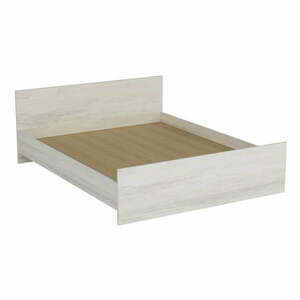 Jasnoszare łóżko dwuosobowe 160x200 cm Kale – Kalune Design obraz
