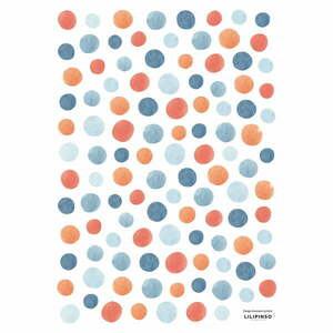 Zestaw naklejek dziecięcych 110 szt. 30x42 cm Colorful Dots – Lilipinso obraz