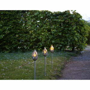 Zestaw 3 ogrodowych dekoracji świetlnych LED Star Trading Olympus, wys. 40 cm obraz