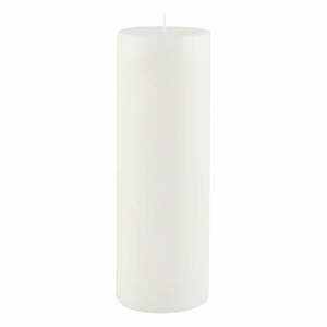 Biała świeczka Ego Dekor Cylinder Pure, 60 h obraz