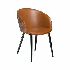Brązowe krzesło ze skóry ekologicznej DAN-FORM Denmark Dual obraz