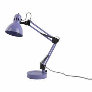 Fioletowa lampa stołowa z metalowym kloszem (wysokość 52 cm) Funky Hobby – Leitmotiv obraz