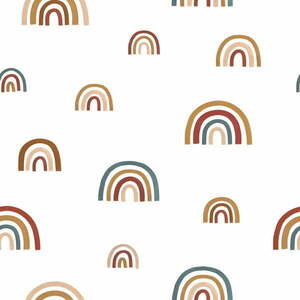 Tapeta dziecięca 10 m x 50 cm Goodlooking Rainbows – Lilipinso obraz