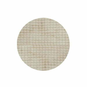 Beżowy okrągły dywan odpowiedni do prania ø 150 cm Bubble Cream – Mila Home obraz