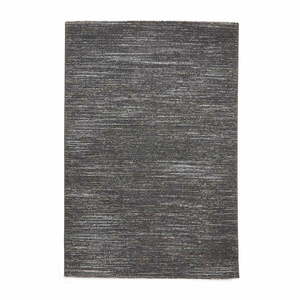 Ciemnoszary dywan z włókien z recyklingu odpowiedni do prania 120x170 cm Flores – Think Rugs obraz