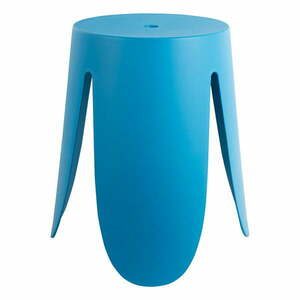 Niebieski plastikowy stołek Ravish – Leitmotiv obraz
