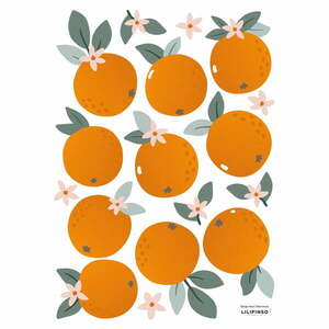 Zestaw naklejek dziecięcych 10 szt. 30x42 cm Oranges – Lilipinso obraz