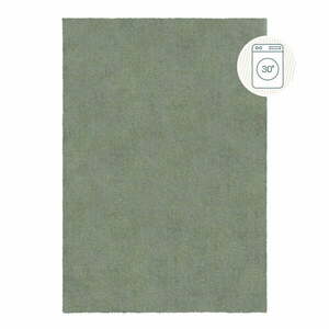 Zielony dywan z włókien z recyklingu odpowiedni do prania 200x290 cm Fluffy – Flair Rugs obraz