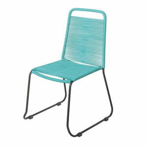 Niebieske krzesło ogrodowe – LDK Garden obraz