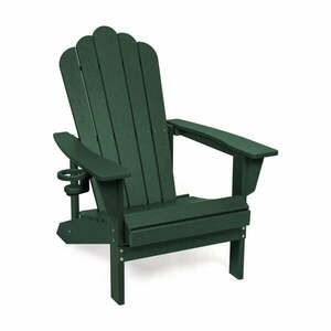 Zielony plastikowy fotel ogrodowy Adirondack – Bonami Selection obraz