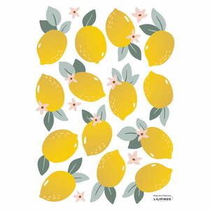 Zestaw naklejek dziecięcych 14 szt. 30x42 cm Lemons – Lilipinso obraz