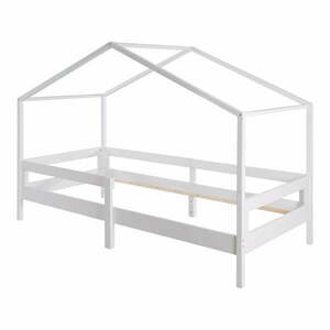 Białe łóżko dziecięce w kształcie domku 90x200 cm – Roba obraz