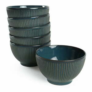 Morskie ceramiczne miski zestaw 6 szt. – Hermia obraz
