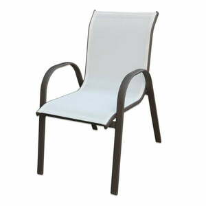 Czarno-białe krzesło ogrodowe Clasic – LDK Garden obraz