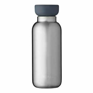 Butelka ze stali nierdzewnej w kolorze srebra 350 ml Natural brushed – Mepal obraz