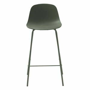 Plastikowy hoker w kolorze khaki 92, 5 cm Whitby – Unique Furniture obraz