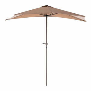 Beżowy parasol ogrodowy ø 240 cm – LDK Garden obraz