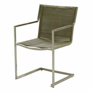 Brązowe metalowe krzesła ogrodowe zestaw 4 szt. Sienna – Garden Pleasure obraz