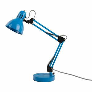 Jasnoniebieska lampa stołowa z metalowym kloszem (wysokość 52 cm) Funky Hobby – Leitmotiv obraz