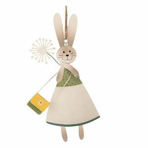 Metalowa wisząca dekoracja Dakls Ms. Bunny obraz