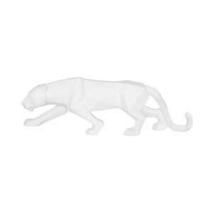 Matowa biała figurka w kształcie pantery PT LIVING Origami Panther obraz
