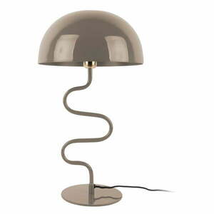 Jasnobrązowa lampa stołowa z metalowym kloszem (wysokość 54 cm) Twist – Leitmotiv obraz