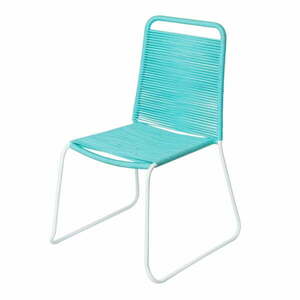Niebieskie krzesło ogrodowe Aruba – LDK Garden obraz