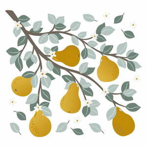 Naklejki dziecięce 54x50 cm Pears On A Branch – Lilipinso obraz